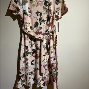 Shelby & Palmer Peach Floral Dress